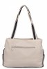 Torebka Damska Shopper Bag 2 Komory firmy Hernan 3892-1 Beżowa/Jasno Szara